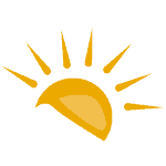 Icône de soleil, signifiant du logo DC, Symbole des tropiques