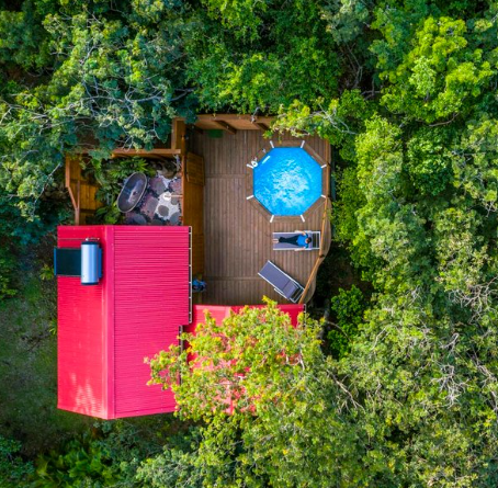 Logement au coeur de la forêt en Basse-Terre, Guadeloupe